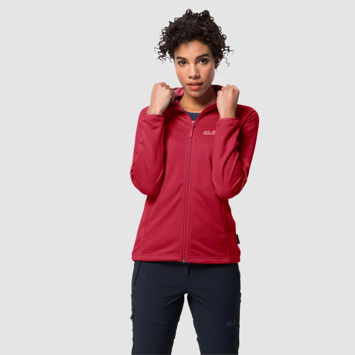 Chamarra Polar Jack Wolfskin Star Mujer Rojos Oscuro Mexico-1135927